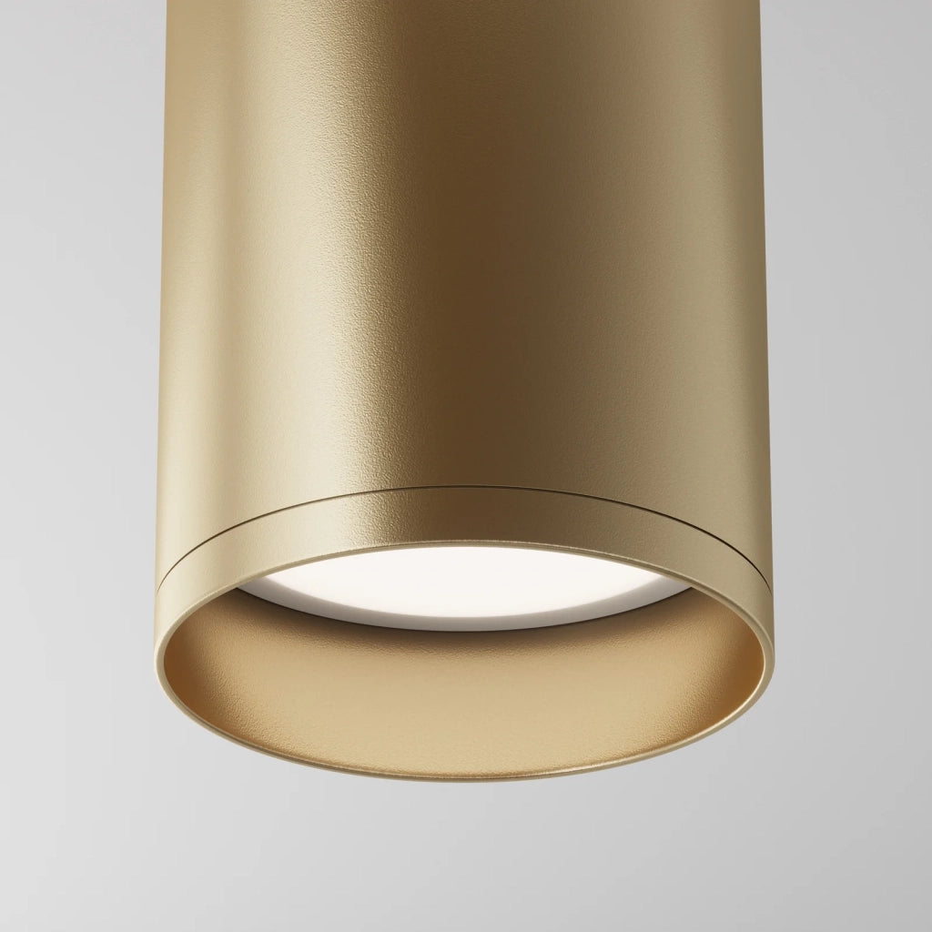 Maytoni Lampada da soffitto moderna Focus 1 luce GU10 oro metallo