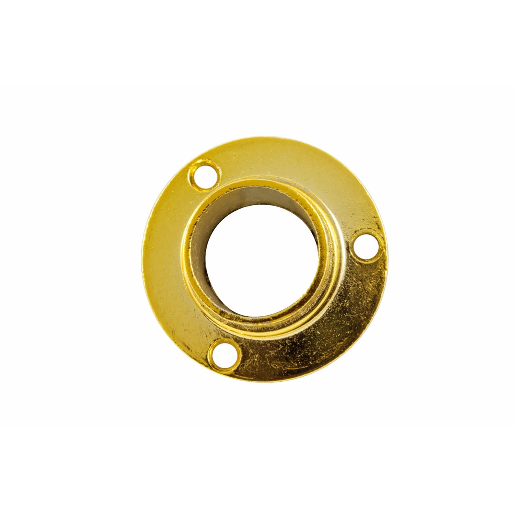 Supporti laterali per tubo tondo Ã˜ 20 mm. in zama ottonata 2 pz.