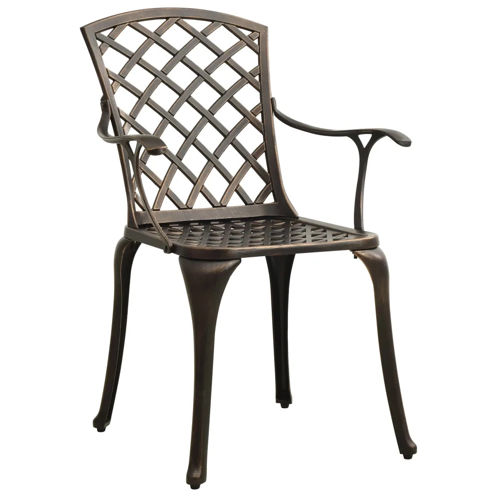 Set da Bistrot 3 pz in Alluminio Pressofuso Bronzo 3070580