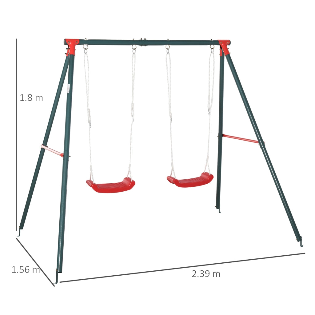 Altalena Doppia ¨C Minimal ¨C Verde Rosso