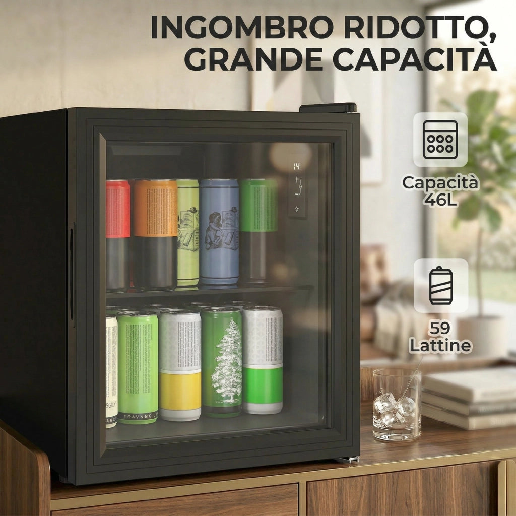 Frigo da Ufficio 46L ¨C Minimal ¨C Nero