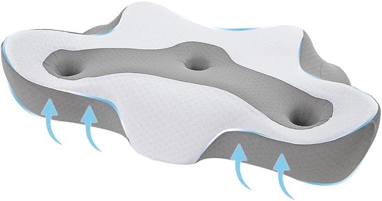 Cuscino ergonomico - supporto ottimale - 1 pezzo - 60x35 cm - schiuma di memoria