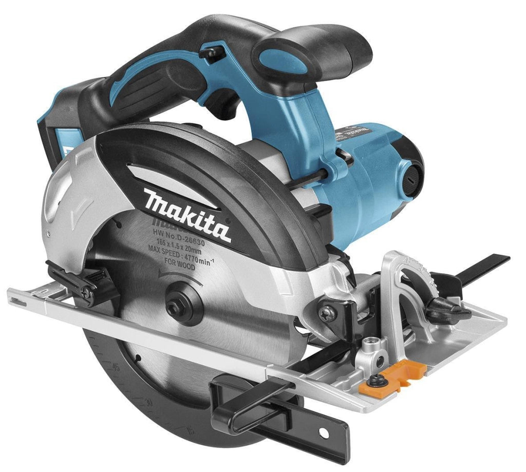 Makita DHS630ZJ Sega Circolare Portatile Diametro Lama 16,5 cm Regime 3100 rpm Alimentazione Batteria 18 V colore Nero Blu