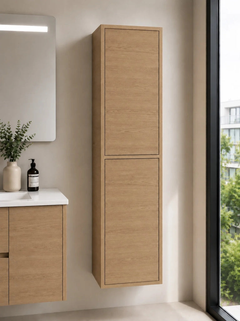 Mobile bagno con lavabo ORIGENBATH CAPRERA senza specchio 100x45 cm estepa con colonna