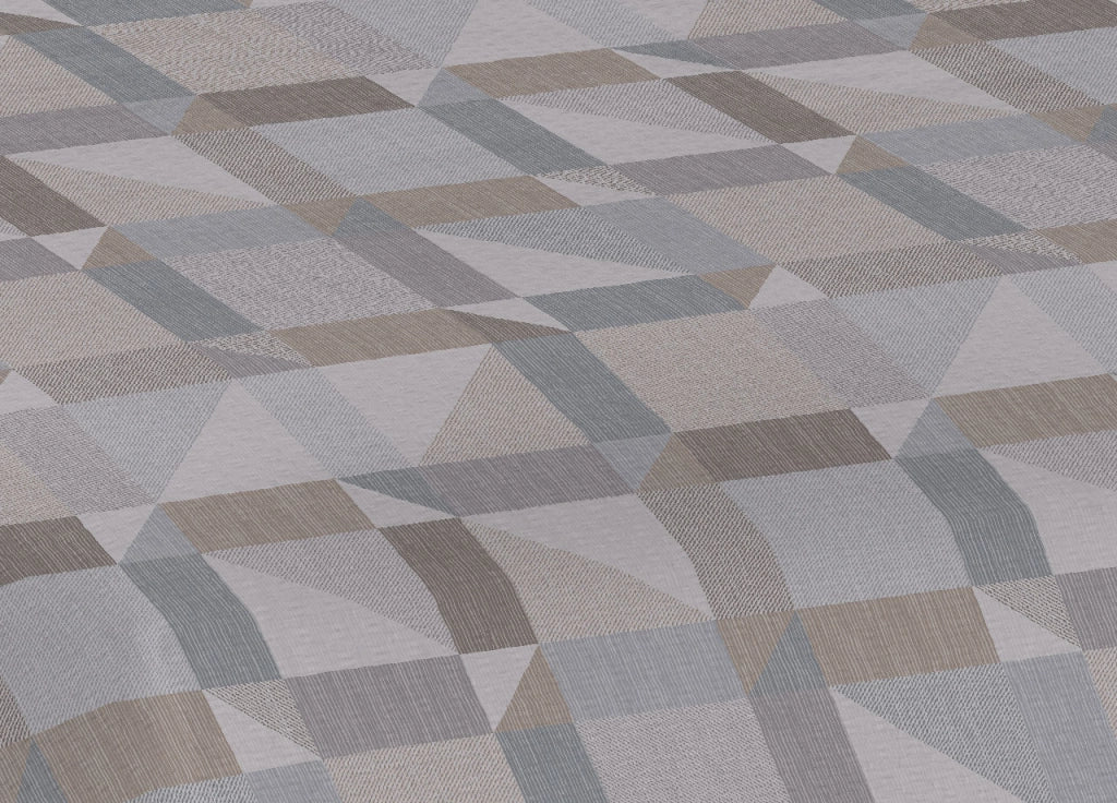 Copriletto Piquet Primavera Estate 100% Cotone Disegno 7879 Atene - Matrimoniale - Beige