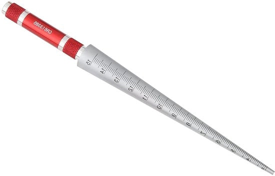 Attrezzi per misurazione a goccia con manico in acciaio inossidabile per diametri 1-6,5-3-15 mm