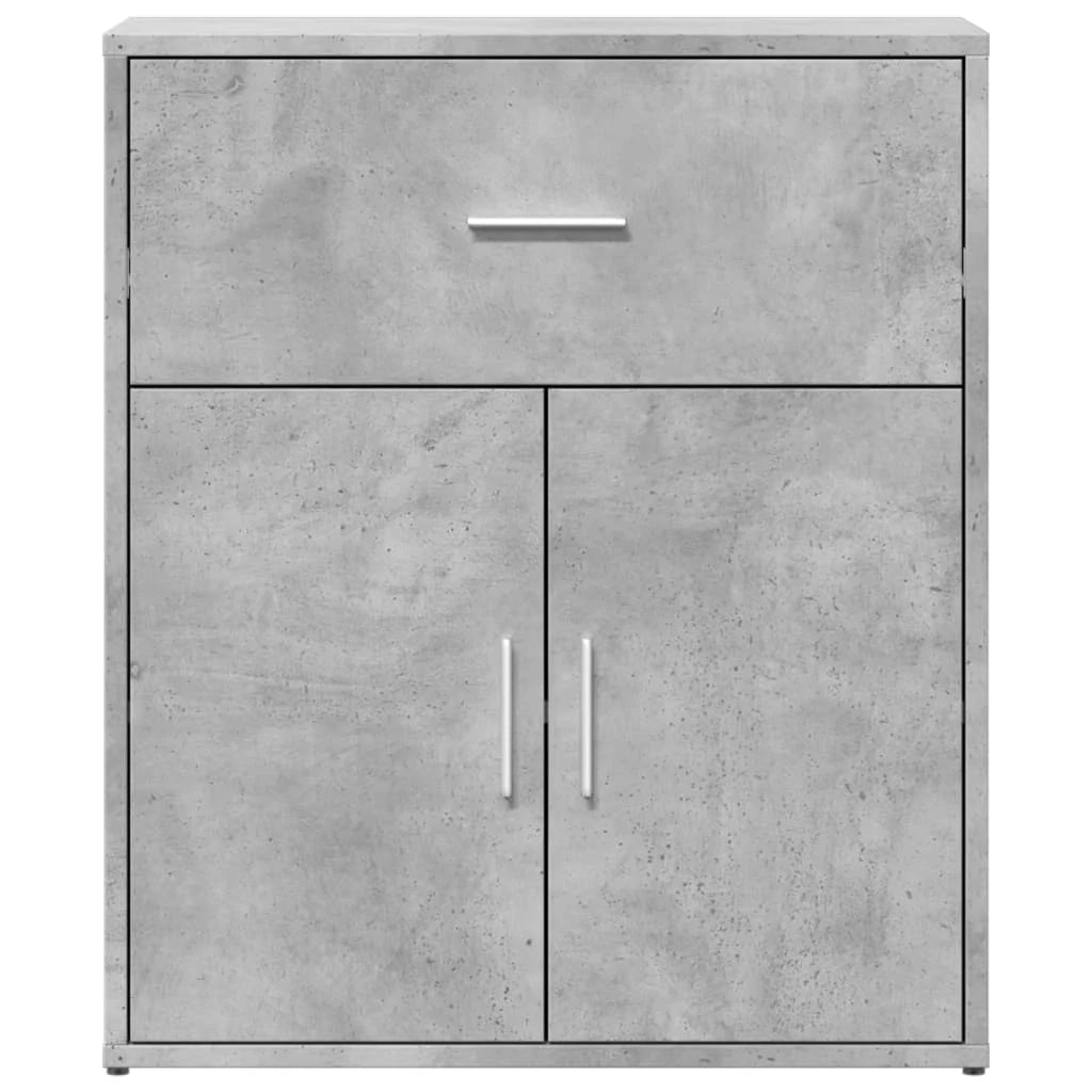 Buffet credenza cassettiera armadio mobile contenitore organizer per cucina soggiorno salotti set da 2 60 x 31 x 70 cm legno ingegnerizzato grigio 02_0036857