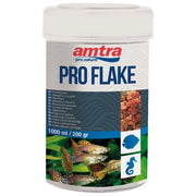 Amtra Pro Flakes - Mangime in scaglie per pesci d’acquario d’acqua dolce e marina Formato: 1000 ml