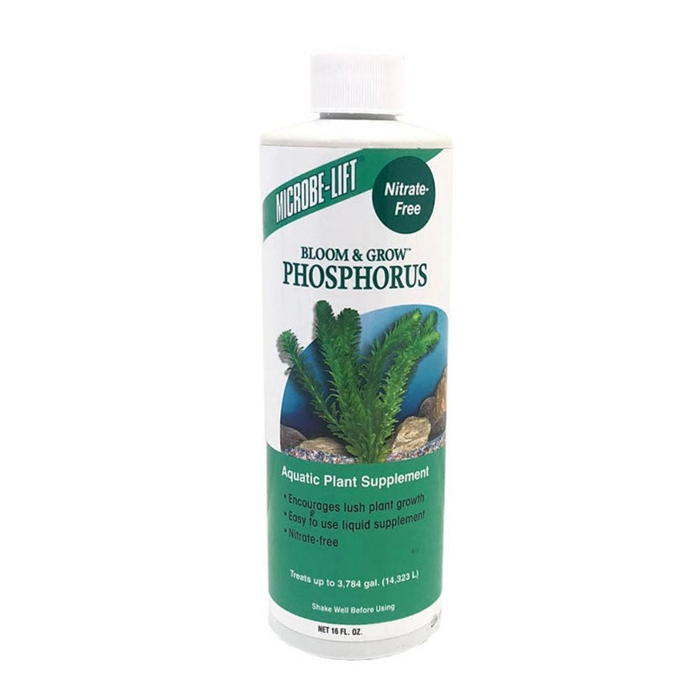 MICROBE-LIFT Bloom & Grow Phosphorus (Fresh Water) 236ml (8 FL. OZ.) per 7150 Litri Circa  - Integratore di Fosforo