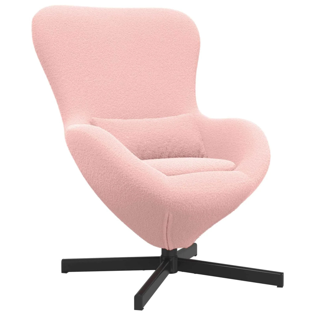 Divano Sedia-Poltrona uovo Rosa 63 x 73 x 90 cm Tessuto