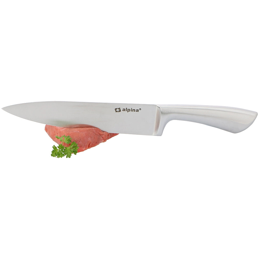 Coltello Chef in Acciaio Inossidabile Lama da 33,5 cm Ideale Carne Pesce Verdure