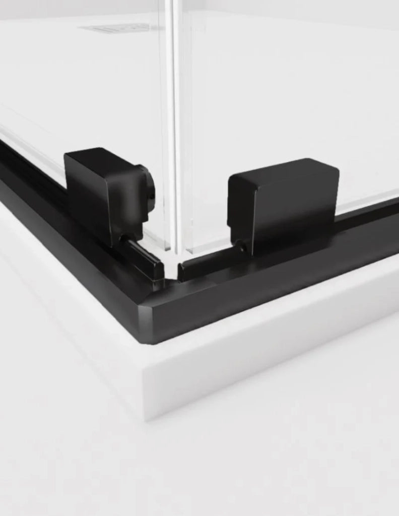 Box doccia ingresso angolare 2+2 ABANTE (TWENTY) 85x80 cm Nero