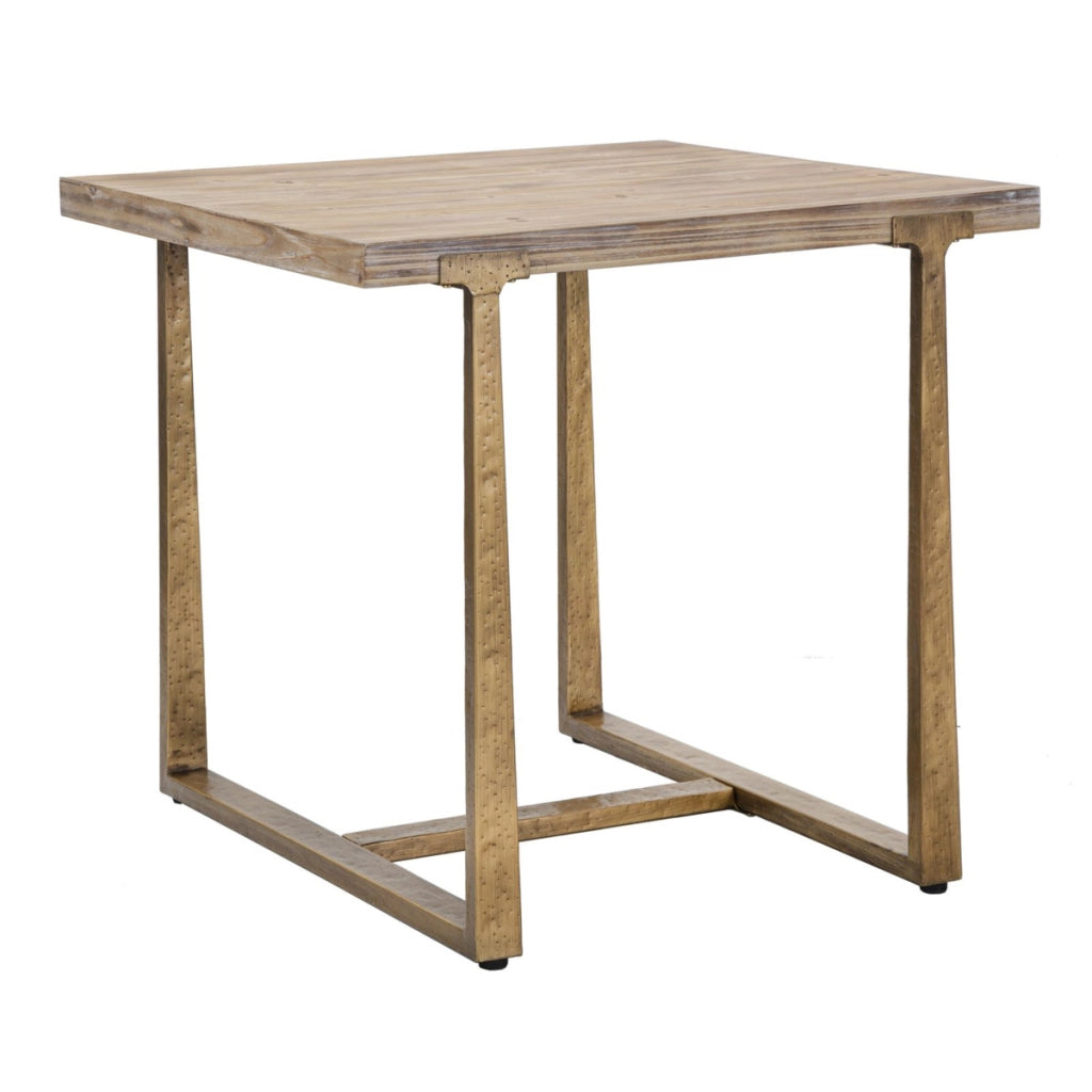 Tavolo VKH577, Marrone, MDF, 80x80x76 cm