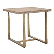 Tavolo VKH577, Marrone, MDF, 80x80x76 cm