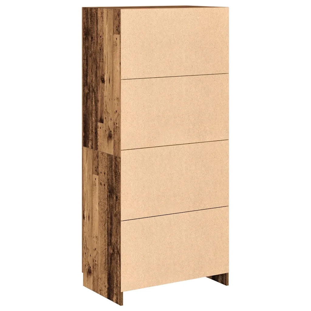 Armadio Legno Antico 90x52x200 cm in Truciolato CFW1331780