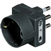 Adattatore Tris grigio 10/16A