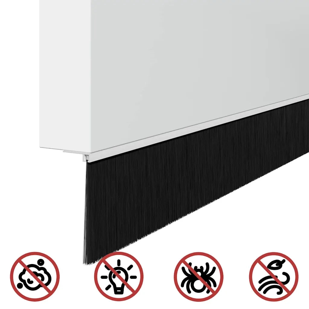 Spazzole per porte autoadesive 2 pz Bianco 100 cm CFW5490165