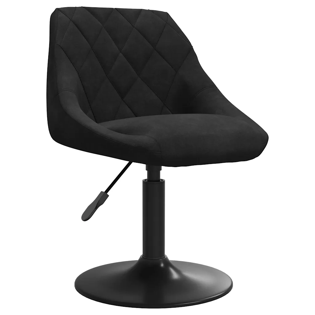 Sgabello da Bar Nero in Velluto 335313