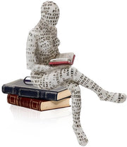 Decorazione per la libreria - Figurina di donna - Ornamenti per la casa - Figurina in cera - Donna innovativa - Design unico