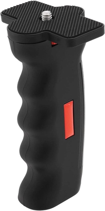 Stabilizzatore per fotocamera con vite 1/4 pollice compatibile con fotocamere DSLR, luce video LED, smartphone, 6,35mm vite girevole.