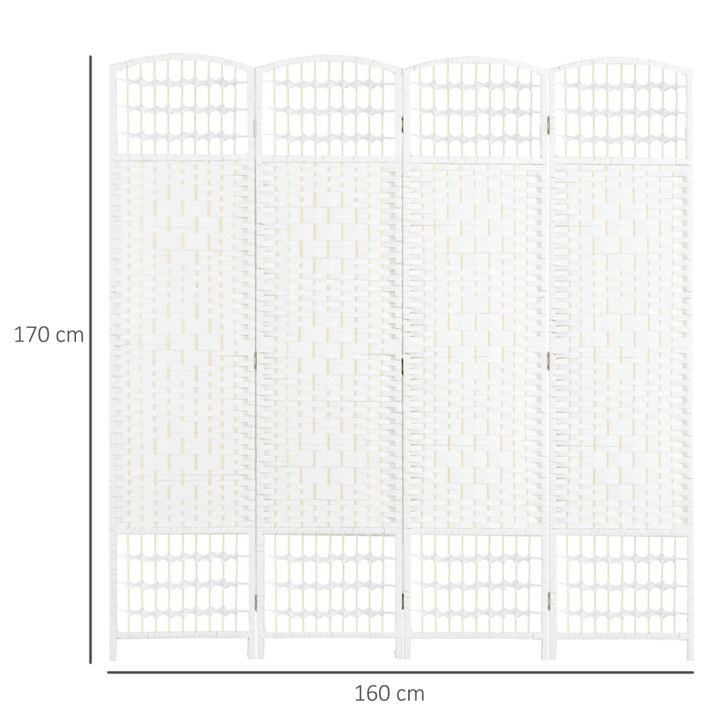 Paravento Pieghevole ¨C Minimal ¨C Bianco 160x170 cm
