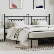 Testiera di Ricambio in Metallo Nero 200 cm 353575