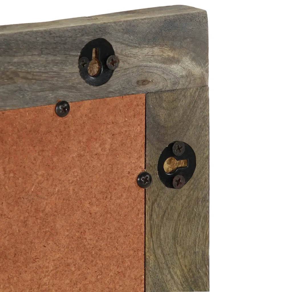 Specchio da bagno-Specchio per Bagno 50x2,5x70 cm in Legno Massello di Mango