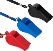 Tre Flussi in Plastica con Cordino - Flauto Sportivo per Allenamento Survival - Ideale per Allenatore, Insegnante e Allenamento Cani