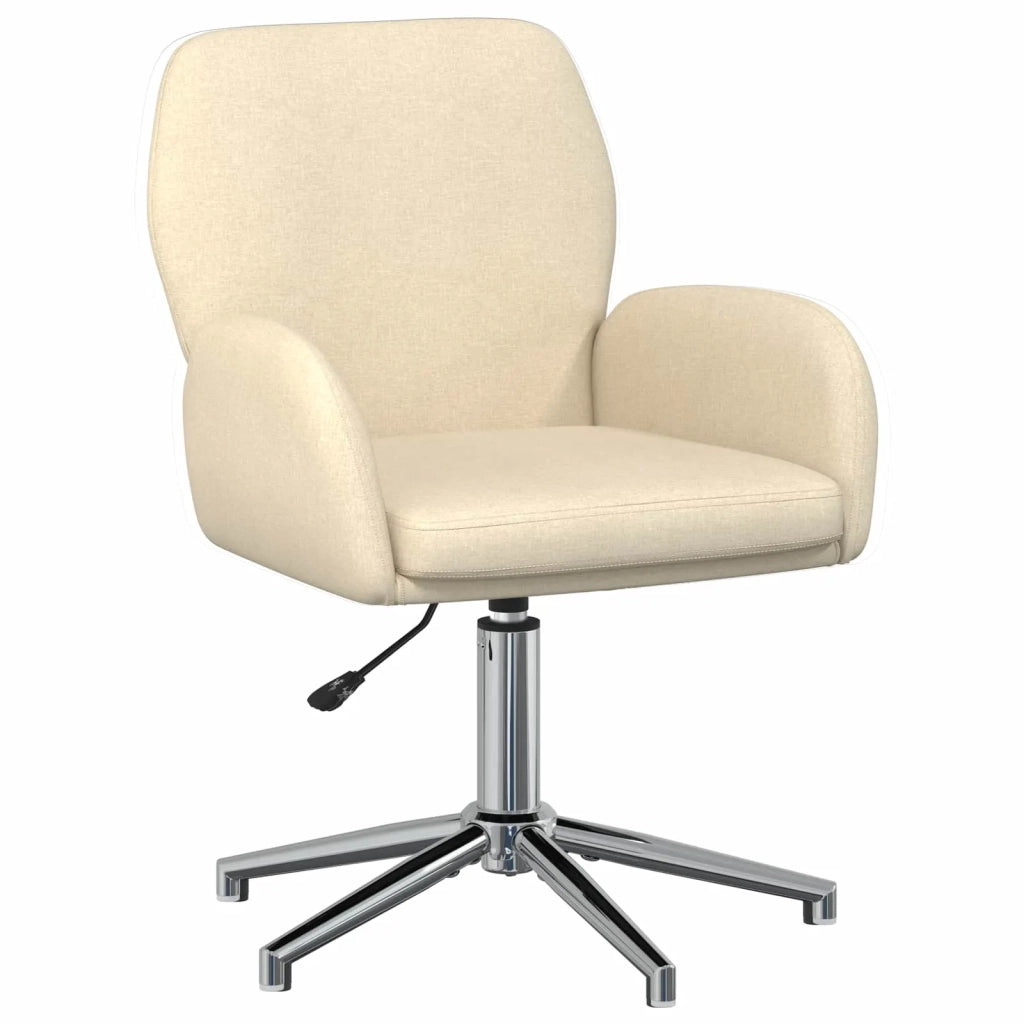 Sedia da scrivania girevole 54 x 58 x 90 cm Crema Tessuto 42034342