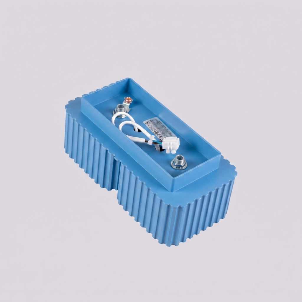 Plafoniera RIFF 2 azzurra Gx53