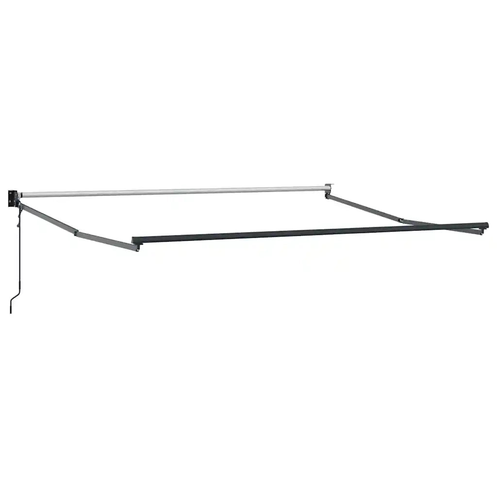 Tenda da Sole Antracite 3,5 x 2,5 m Metallo 362032
