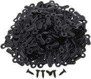 Fotoclips da 100 - Hardware di Supporto - Maniglie con Viti - Acciaio Nero - Per Ospitare Foto - Formato Compattito - Sistemi di Supporto per Foto