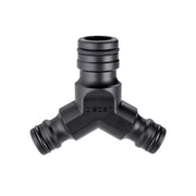 DEVIATORE A 3 VIE PER TUBI DA GIARDINO CLABER MAX-FLOW CON INNESTO RAPIDO STAND