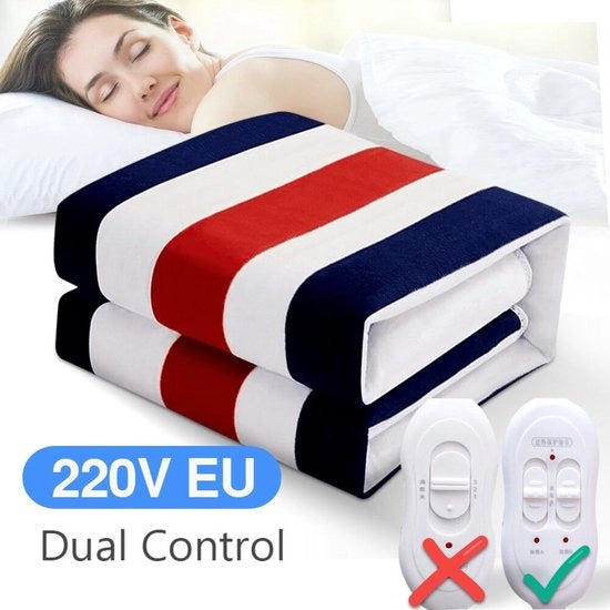 Debito elettrico 2 posti 180x150 cm - Debito riscaldato - Comando a distanza individuale