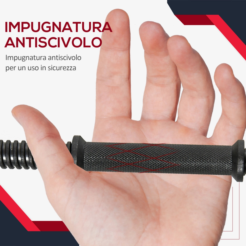 Set Manubri 20kg con 8 Dischi ¨C Xylo ¨C 4x2.5kg + 4x2kg, ?25mm