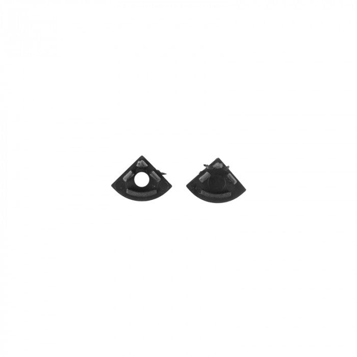 Profilo LED angolare RW01 nero con diffusore nero 1m Ecolight