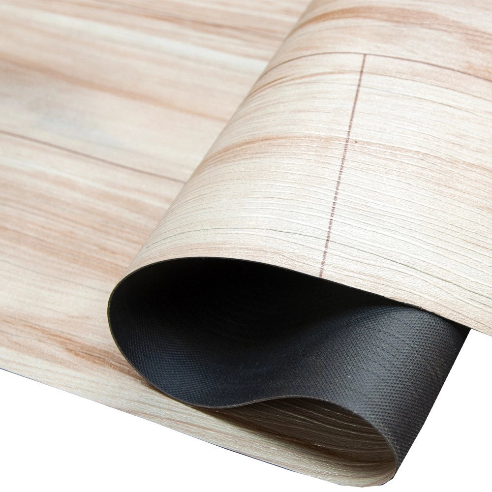 Pavimento PVC 140x350 Cm Rivestimento Rotolo Vinile 30 Misure Design Legno Parquet Venato Dis A