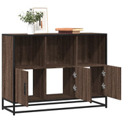 Credenza-Buffet-Armadio da cucina Rovere Marrone 100x35x76 cm in Legno Multistrato