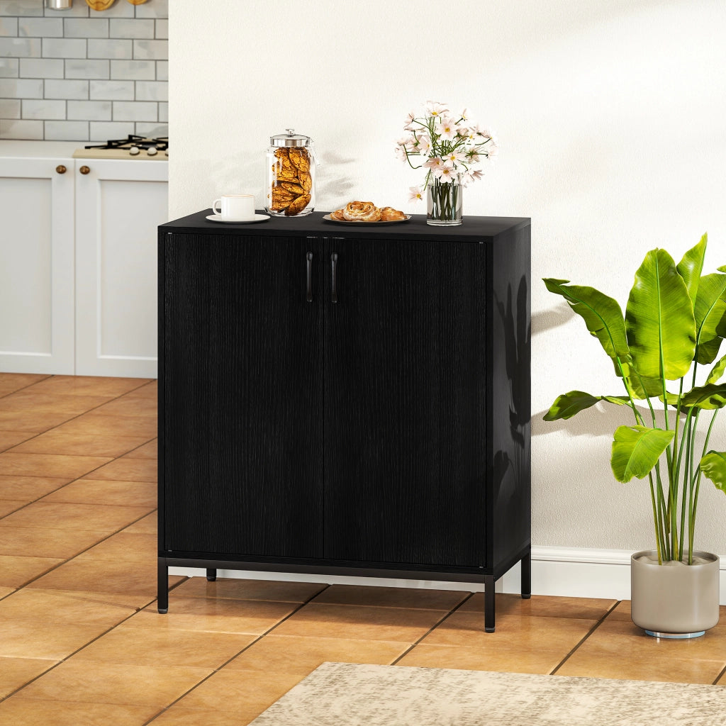 Cassettiera Moderna ¨C Minimal ¨C Nero 80x40x90 cm