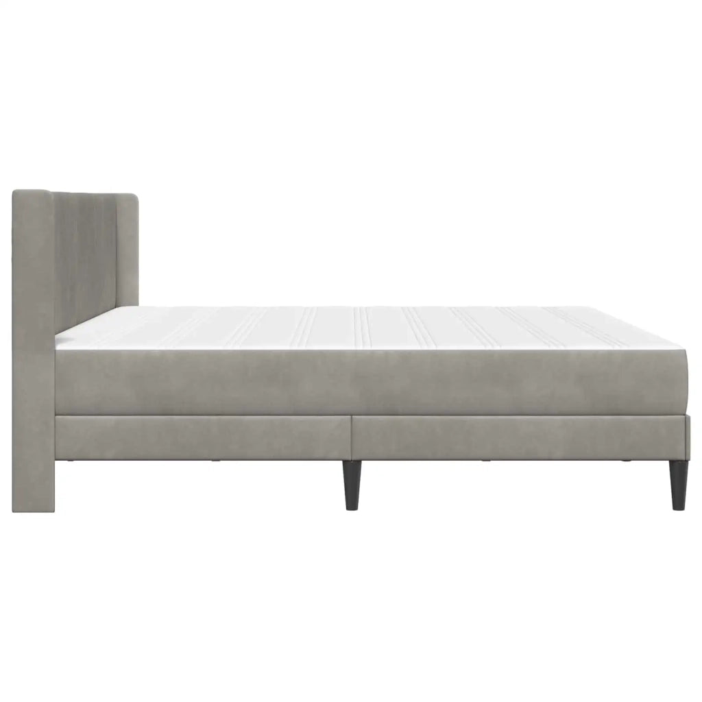 Struttura letto con materasso Grigio Chiaro 180 x 200 cm 3414879