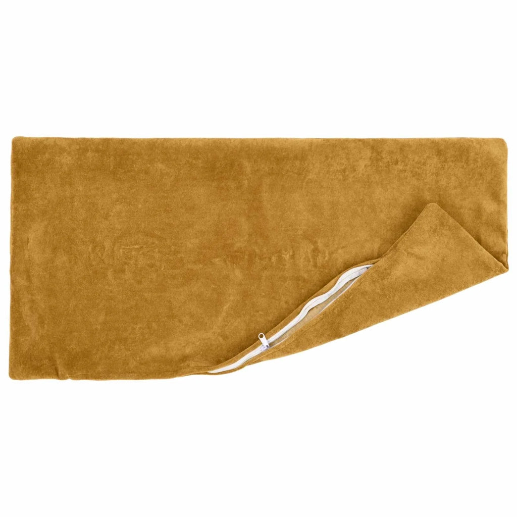 Cuscino con cuscino HEERLEN 2 pz Giallo Fleece in microfibra 925807