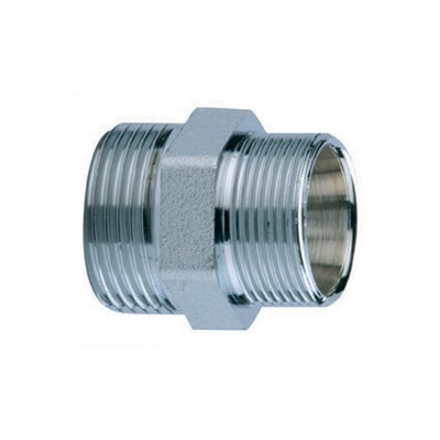 NIPPLE MASCHIO CROMO- 1/2- S.F.- pezzi 1
