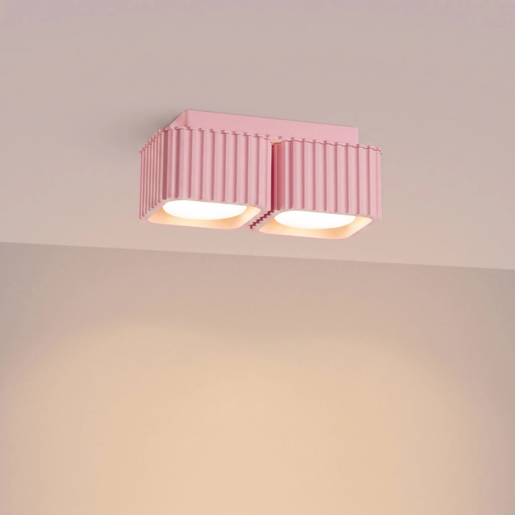 Plafoniera RIFF 2 rosa Gx53