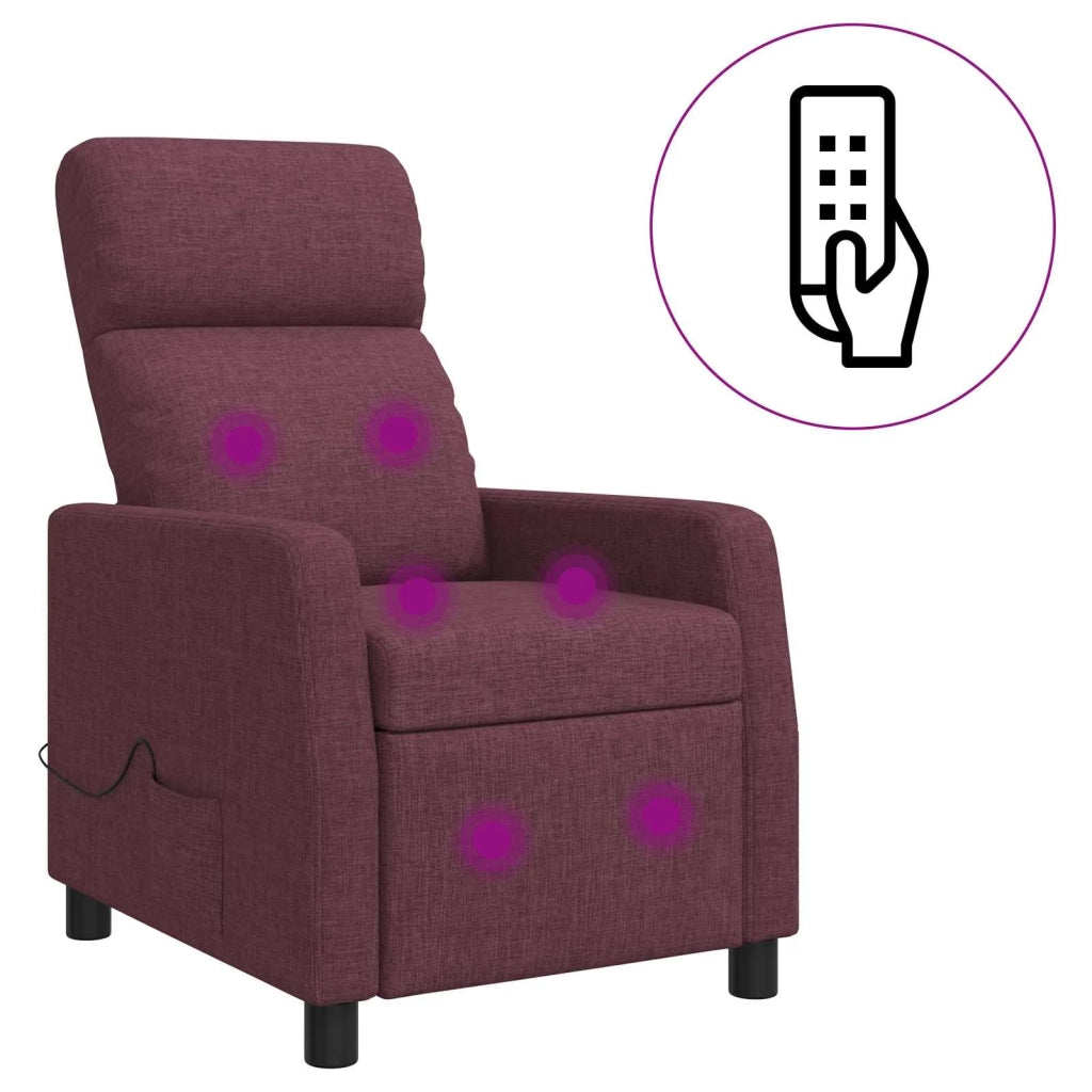 Poltrona Massaggiante Viola Tessuto 42035108