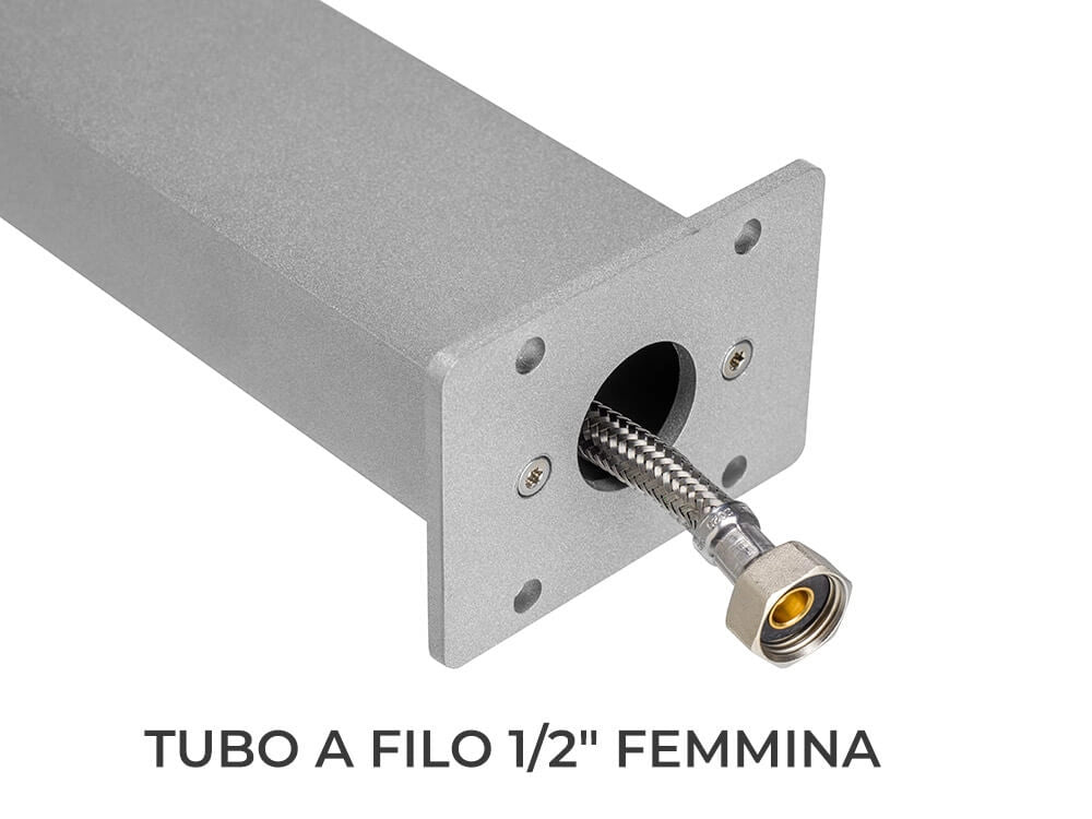 Fontana da Giardino con Rubinetto Belfer 42/RE Ruggine