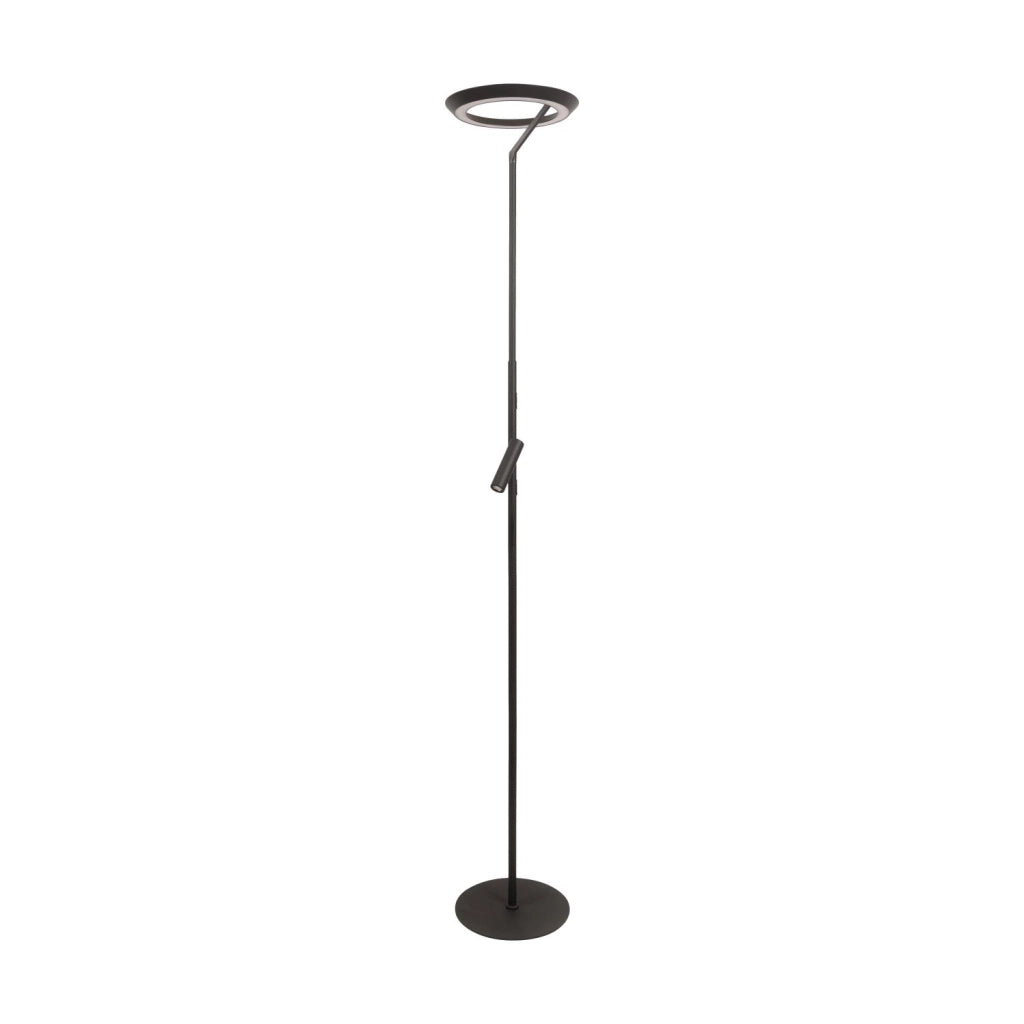 Lampada da terra LED nera CELESTE Lucide