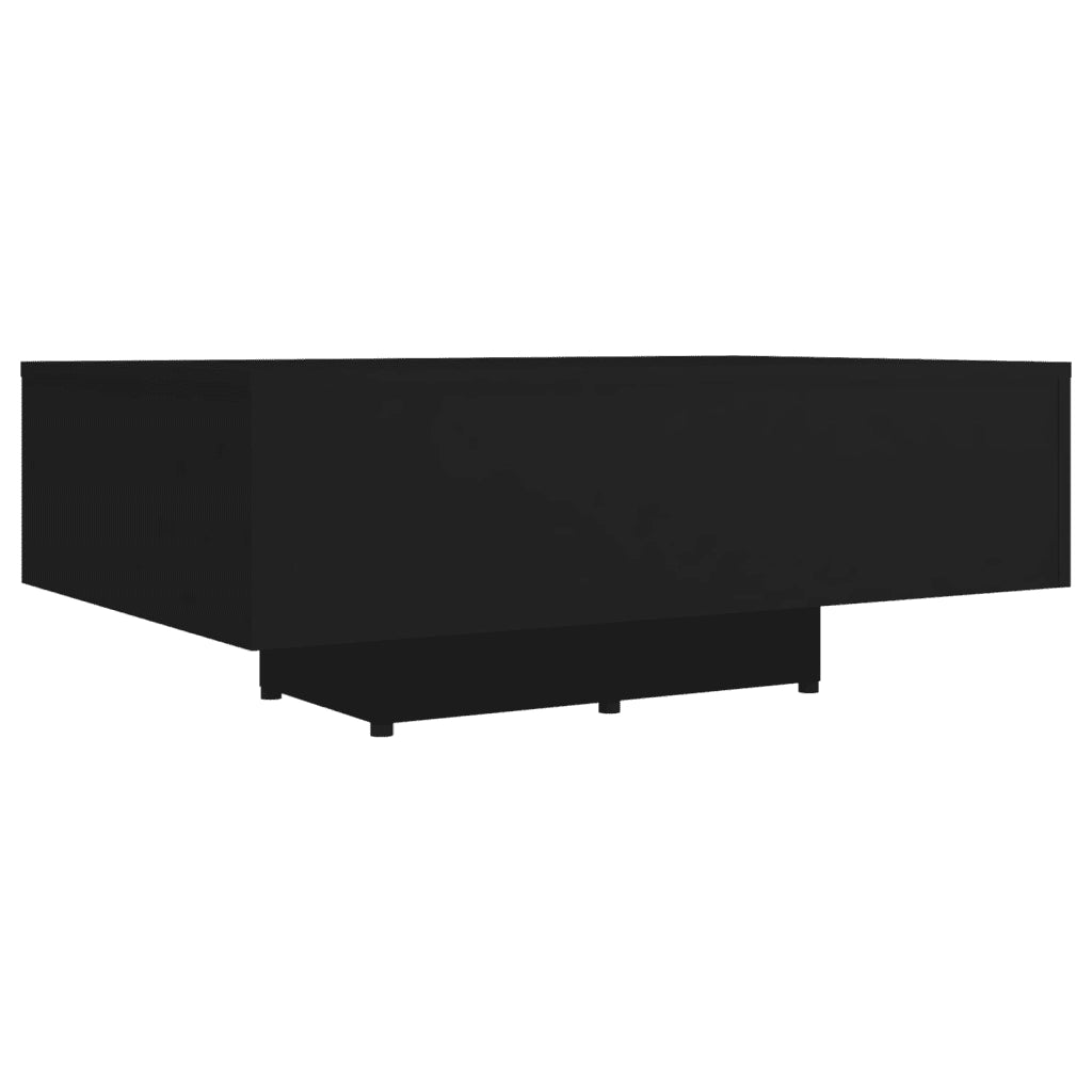 Tavolino da Salotto Nero 85x55x31 cm in Legno Multistrato 803381