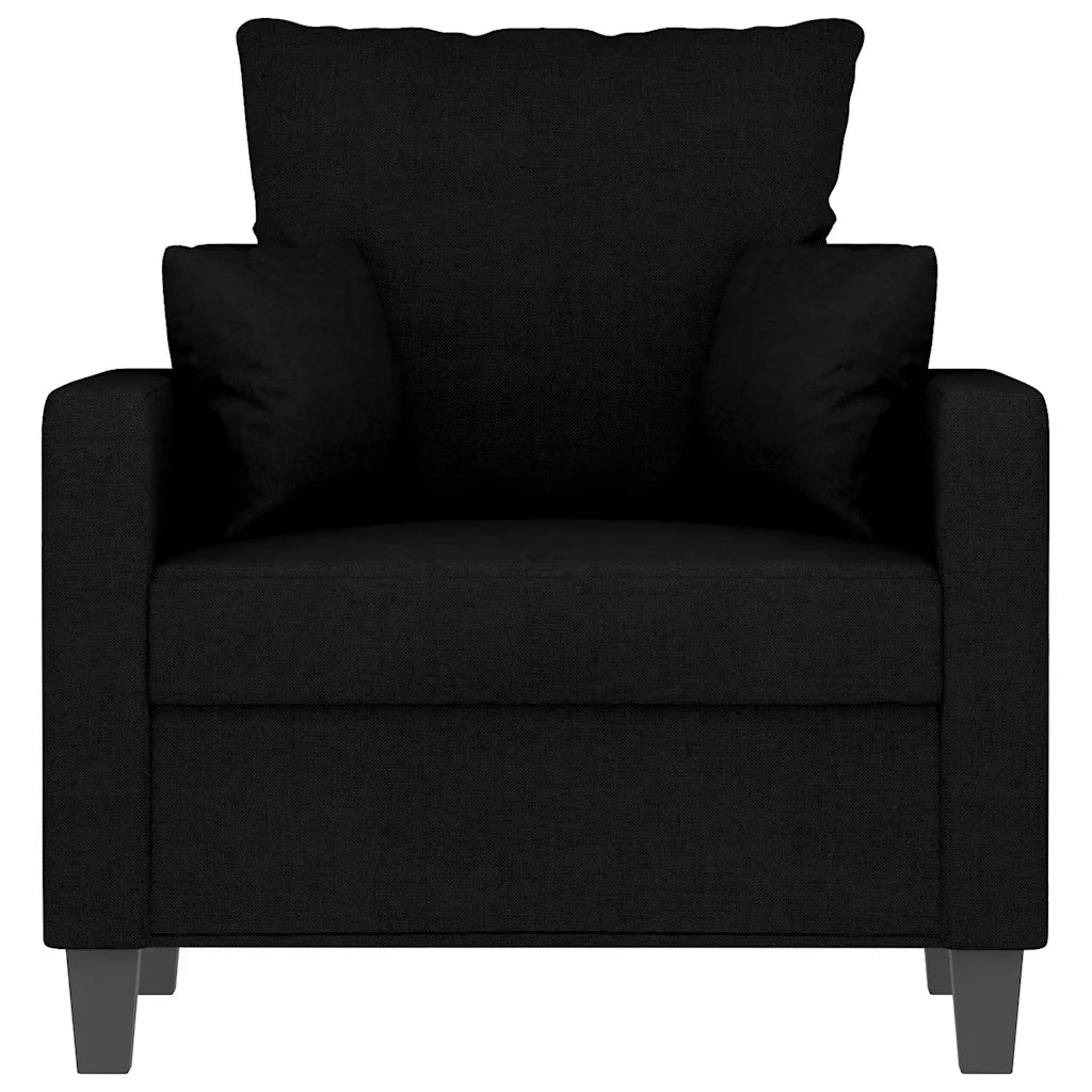 Poltrona Nera 60 cm in Tessuto 359255