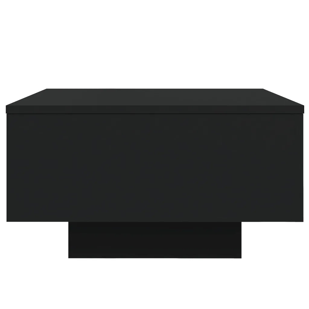 Tavolino da salotto | Tavolino da caff¨¨ | Tavolino da Soggiorno con Luci LED Nero 55x55x31 cm