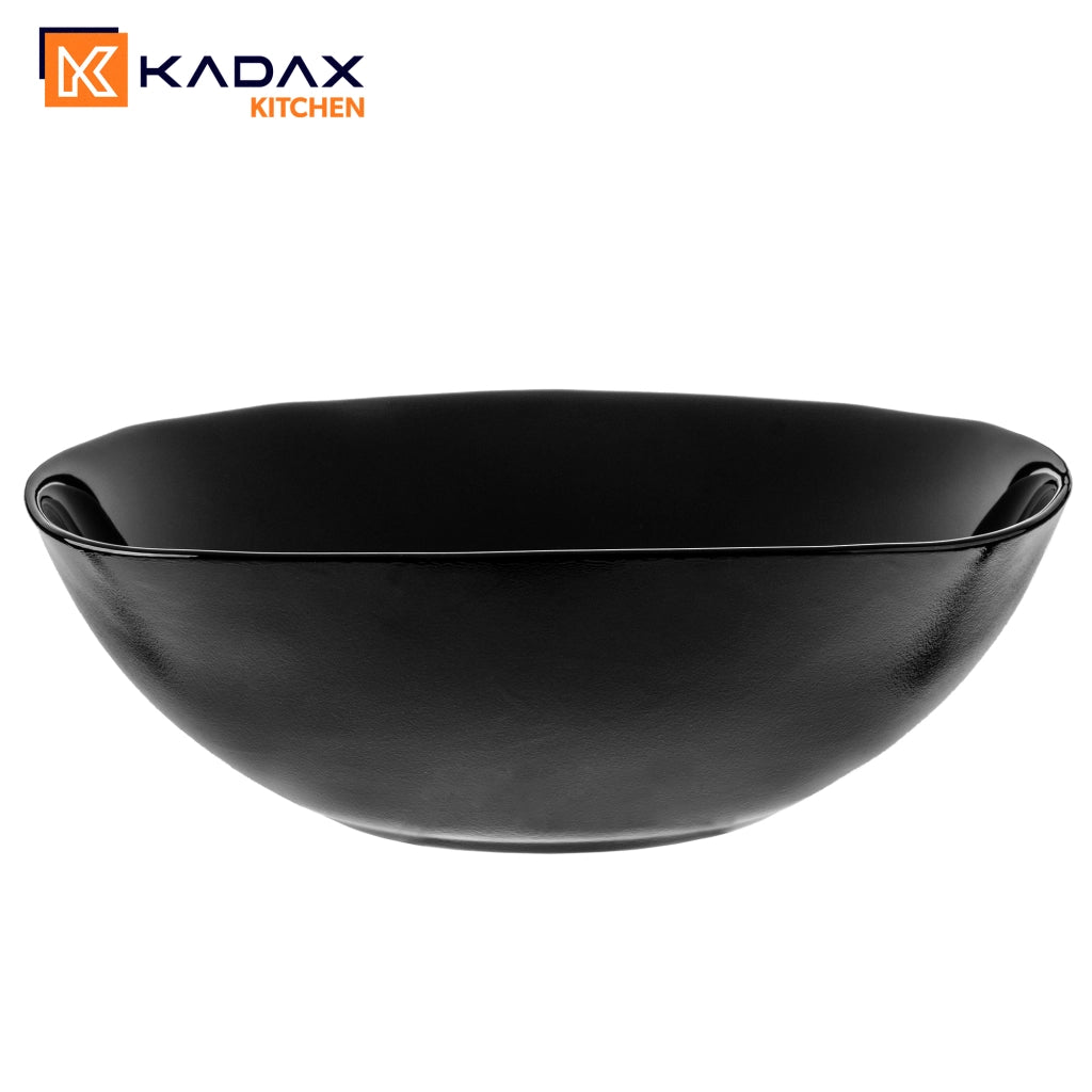Set di 3 piatti KADAX neri